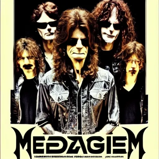 Image similar to megadeth, poster, band,