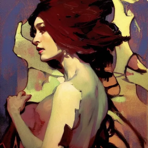 Prompt: joyful anarchist, intricate, elegant, highly detailed, greg manchess, mucha, liepke, ruan jia, jeffrey catherine jones, ridley scott