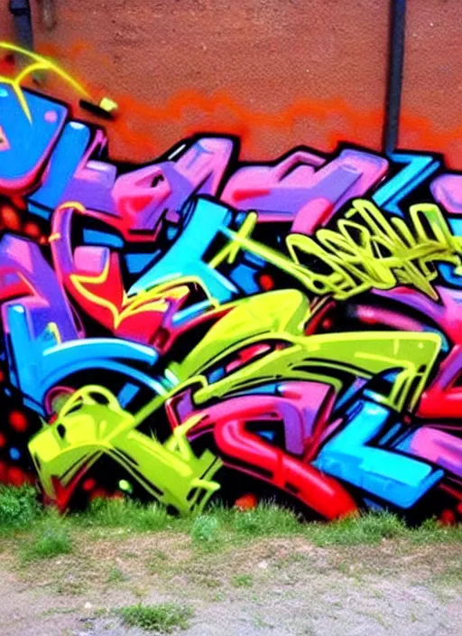 Image similar to beautiful graffiti art