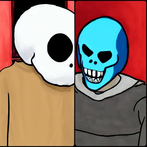 Prompt: jerma as sans