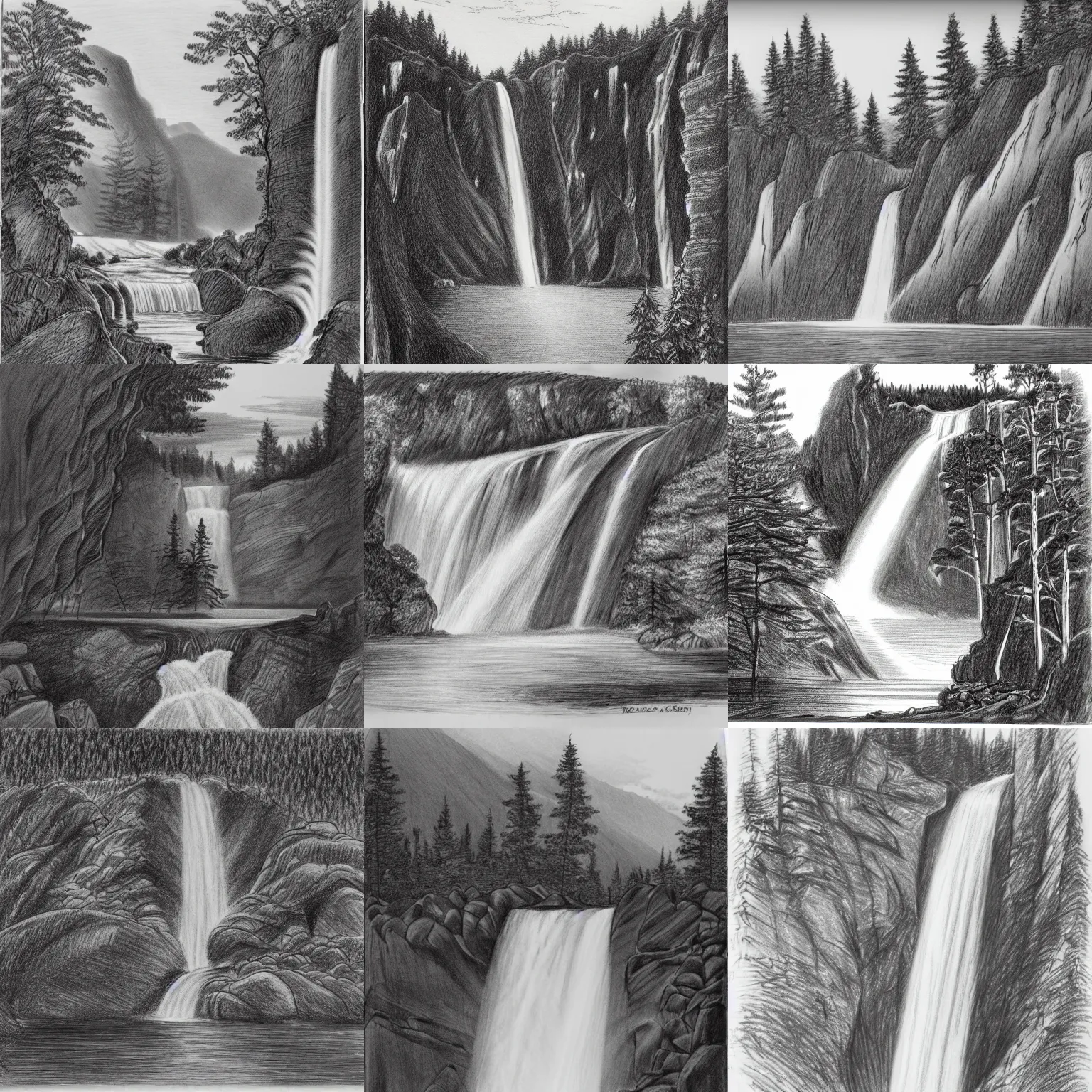 How to Draw a Waterfall (with Pictures) - wikiHow
