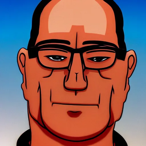 Image similar to Close-up portrait of Hank Hill