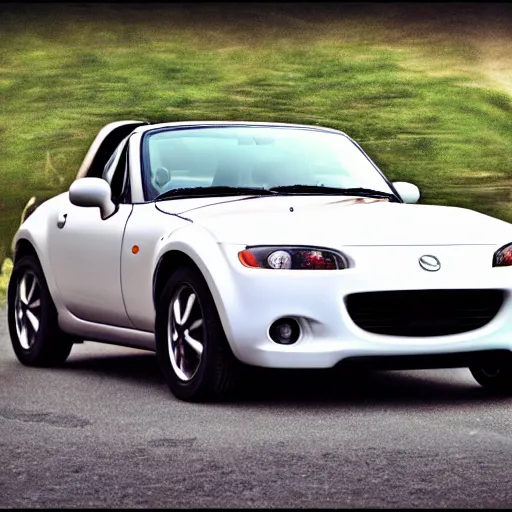 Image similar to sututututu mazda miata meme, realistic, hdr, clear image, hdd, rtx on, dynamic lighting,