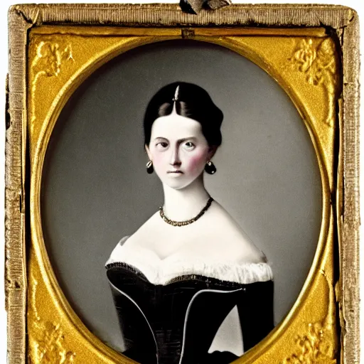 Image similar to a portrait of a german young adult princess, circa 1 8 5 4