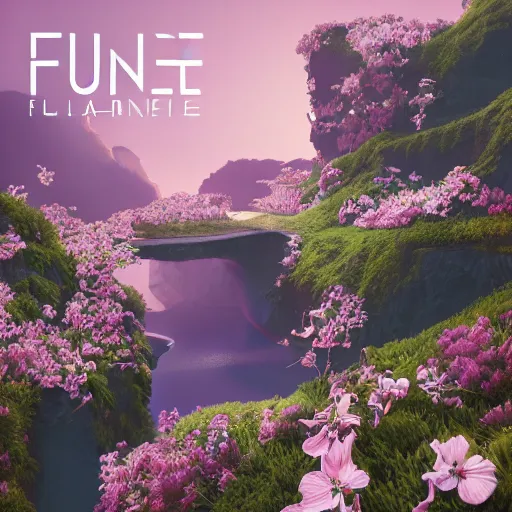 Image similar to flume album cover art, 4 k render, jnathan zawada