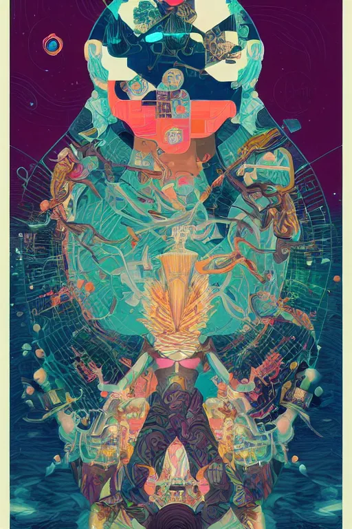 Image similar to portrait of godel's completeness theorem, by tristan eaton, victo ngai, peter mohrbacher, artgerm,