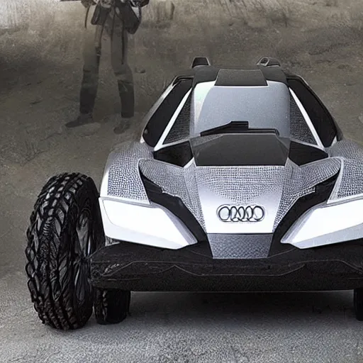 Prompt: audi atv, smooth, hovercraft, gunpla, 3 d, futuristic, clean aesthetic, apple car, transparent