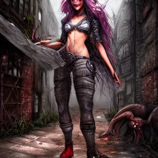 Prompt: dungeon and dragons rogue with covered face in an alley, hyper realistic, torn clothes, dirty, sweat, detailed face, red eyes, men in fantasy art