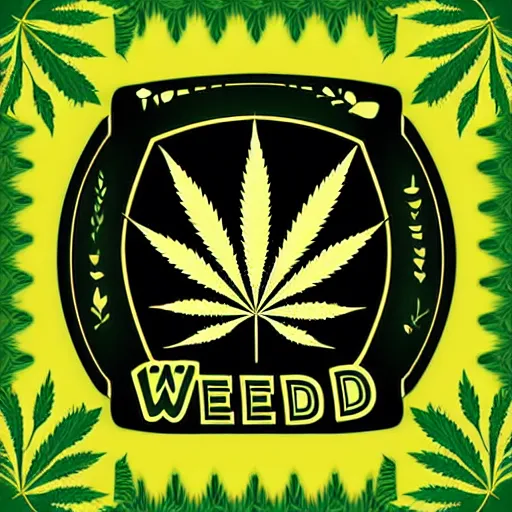 Image similar to Weed logo illustration, marijuana icon, vector design, company artstyle