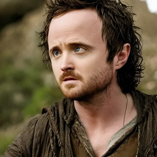 Image similar to Aaron Paul as Frodo