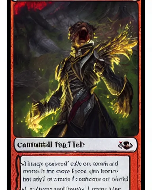 Image similar to magic the gathering instant card