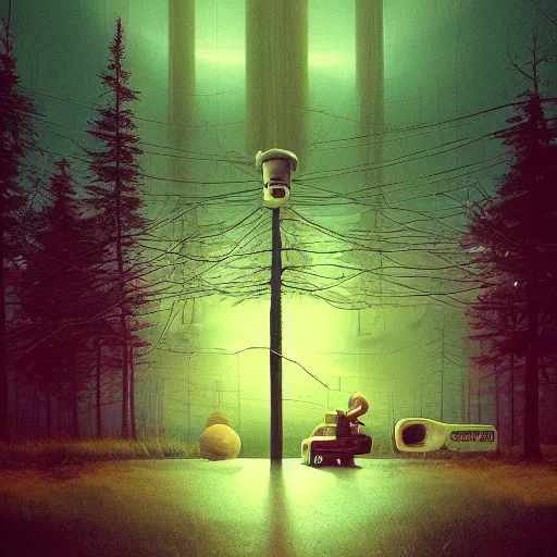 Image similar to schizophrenia, surreal photography, trending on artstation, simon stalenhag