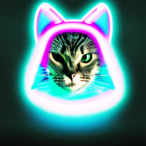 Image similar to cat skeletor in hoodie, portrait, vaporwave, synthwave, neon, vector graphics, cinematic, volumetric lighting, f 8 aperture, cinematic eastman 5 3 8 4 film, photorealistic