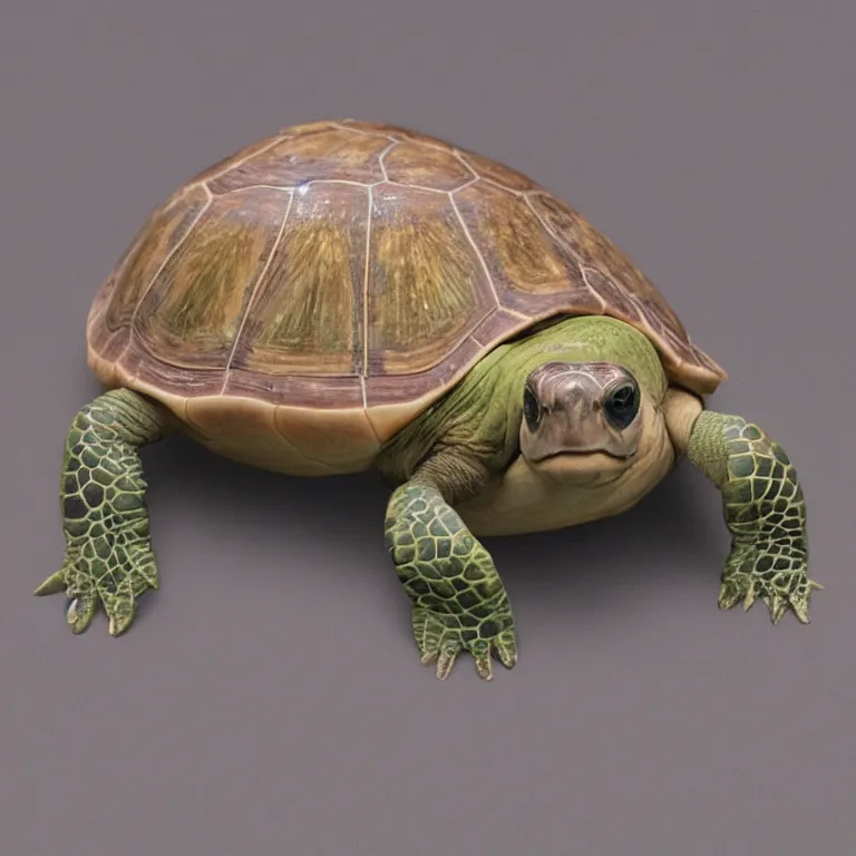 Image similar to turtle headed human, mugshot