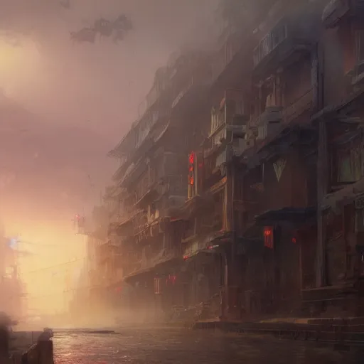 Image similar to Concept art, Macau, 8k, james gurney, greg rutkowski, john howe, artstation