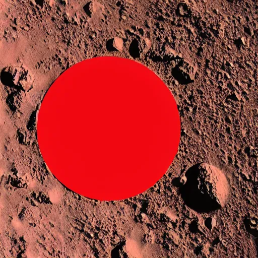 Prompt: albanian flag on mars