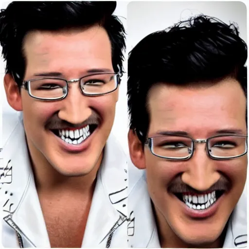 Image similar to markiplier as elvis