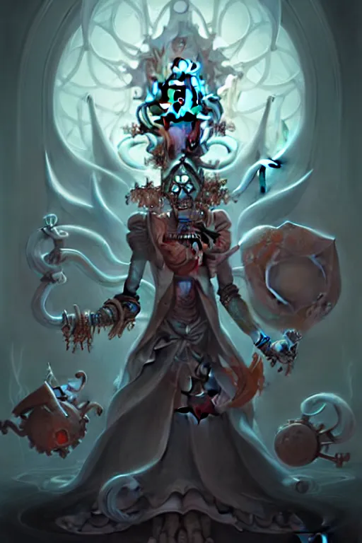 Image similar to lineart fineart pencil artwork of the necromancer by peter mohrbacher, hyper detailed