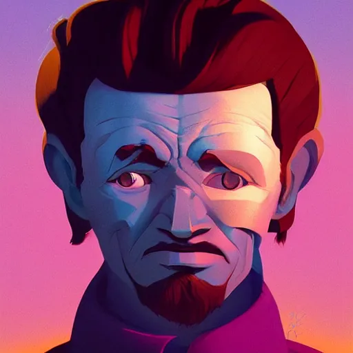 Image similar to face icon stylized minimalist the thing from another world 1 9 5 1, loftis, cory behance hd by jesper ejsing, by rhads, makoto shinkai and lois van baarle, ilya kuvshinov, rossdraws global illumination