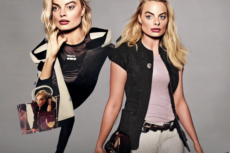 Image similar to margot robbie in garry's mod