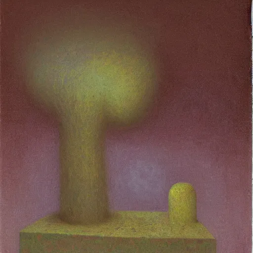 Image similar to an impasto painting by shaun tan of an abstract sculpture by the caretaker and zdzisław beksinski ( 1 8 9 0 )