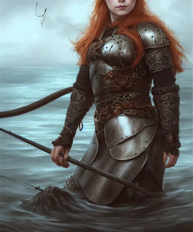 redhead viking art