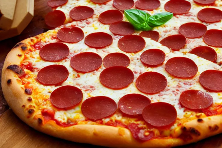 Image similar to pepperoni-pizza