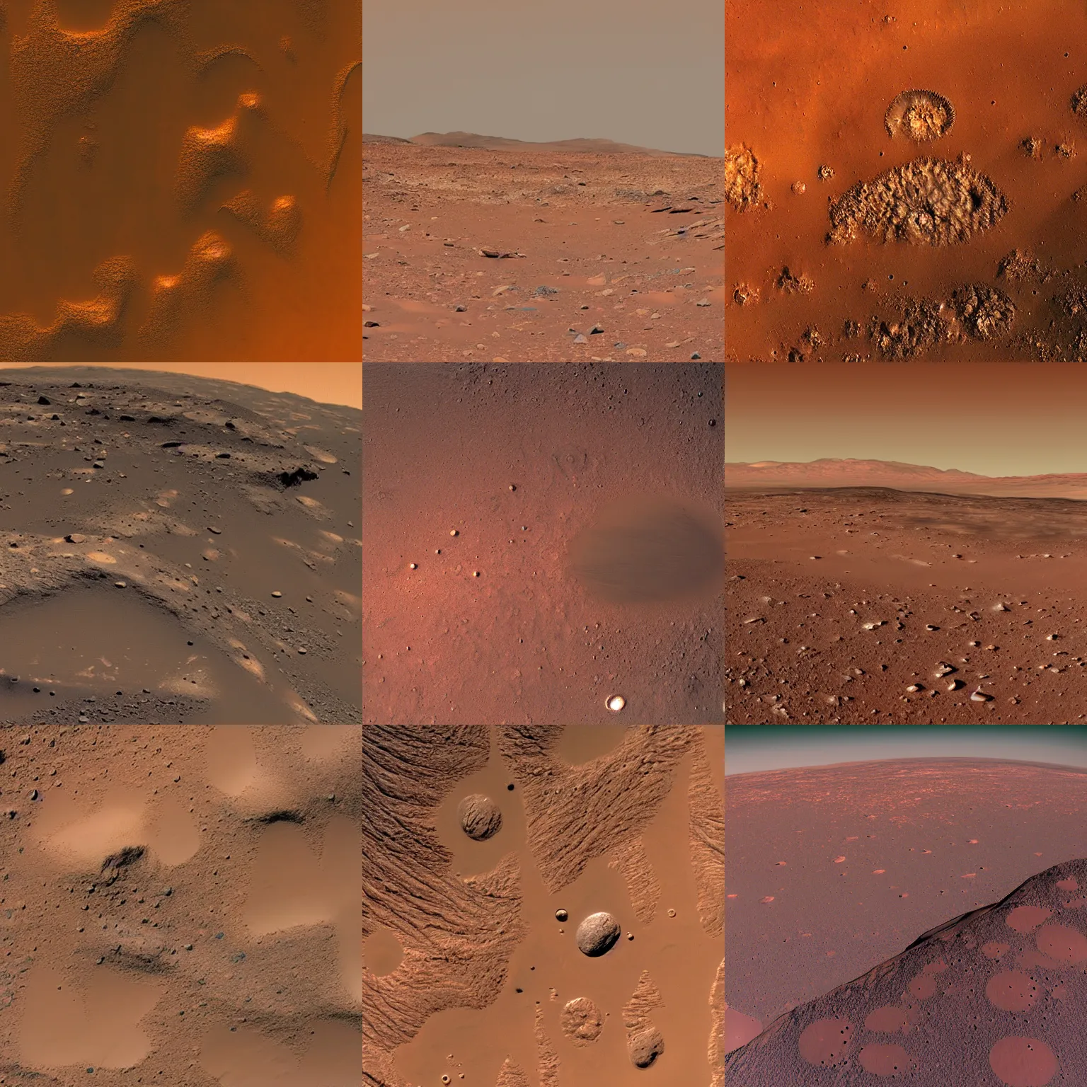 Prompt: mountains on mars photography, nasa