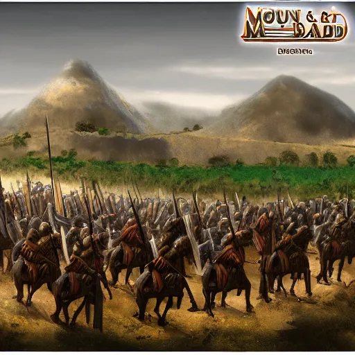 Image similar to mount & blade matte painting 4 k battle scene, oil painting, by greg