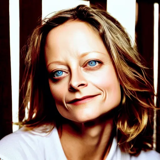 Image similar to portrait of actress jodie foster dslr photo