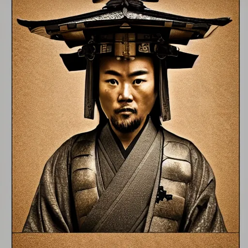 Prompt: photo of an ancient samurai, high detail, cinematic,