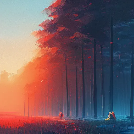 Prompt: the fall of greatness, highly detailed, sharp focus, artstation, digital painting, by alena aenami