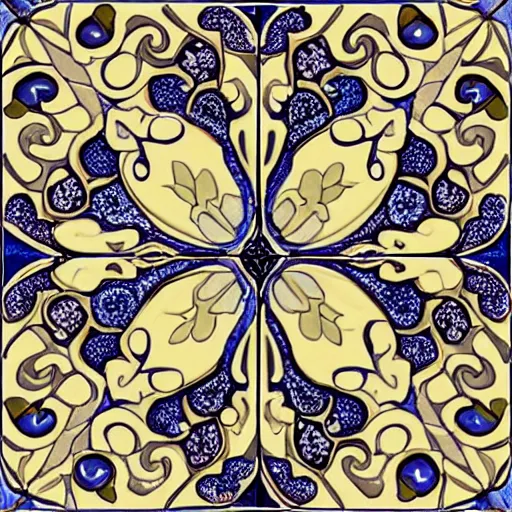 Image similar to beautiful detailed tile design