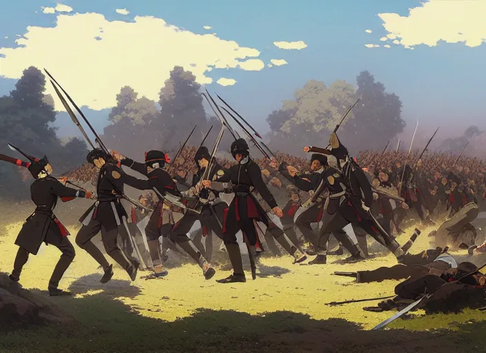 Image similar to battle of balaclava in october 1 8 5 4, finely detailed perfect art, painted by greg rutkowski makoto shinkai takashi takeuchi studio ghibli