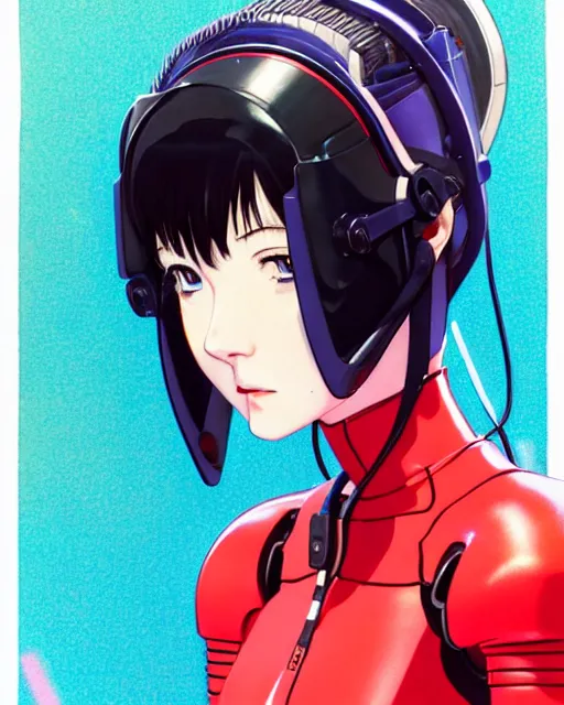 Image similar to girl wearing eva plugsuit | | very very anime!!!, fine - face, audrey plaza, realistic shaded perfect face, fine details. anime. realistic shaded lighting poster by ilya kuvshinov katsuhiro otomo ghost - in - the - shell, magali villeneuve, artgerm, jeremy lipkin and michael garmash and rob rey