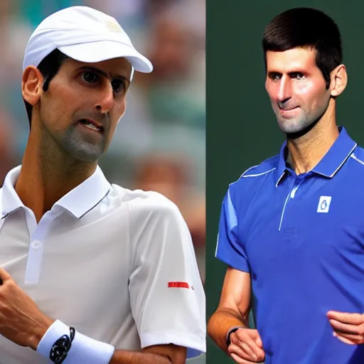 Prompt: djokovic cosplay, highly detailed, high quality