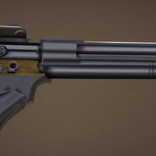 Prompt: gun made out of skin, 4k image