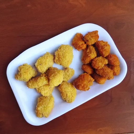 Prompt: 📷🍗 nuggets 🍽️
