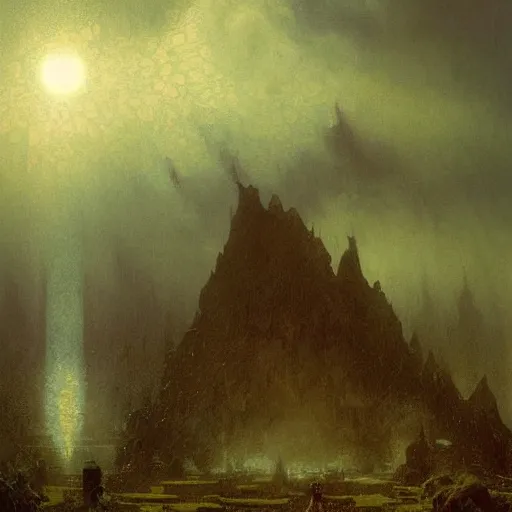 Prompt: UHD tonalism painting of rogue government, by Antonio Caparo and Ferdinand Knab and Greg Rutkowski, Todd McFarlane, Albert Bierstadt, concept art, tonalism illustration, detailed, UHD, photorealistic, trending on artstation, trending on deviantart