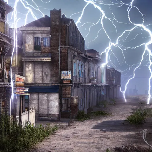 Prompt: antareth city poor areas - a photorealisic, cinematic, lightning shadow, responsive, cgi, very details