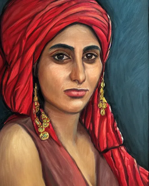 Image similar to an award winning portrait of the beautiful sherazade by rafael
