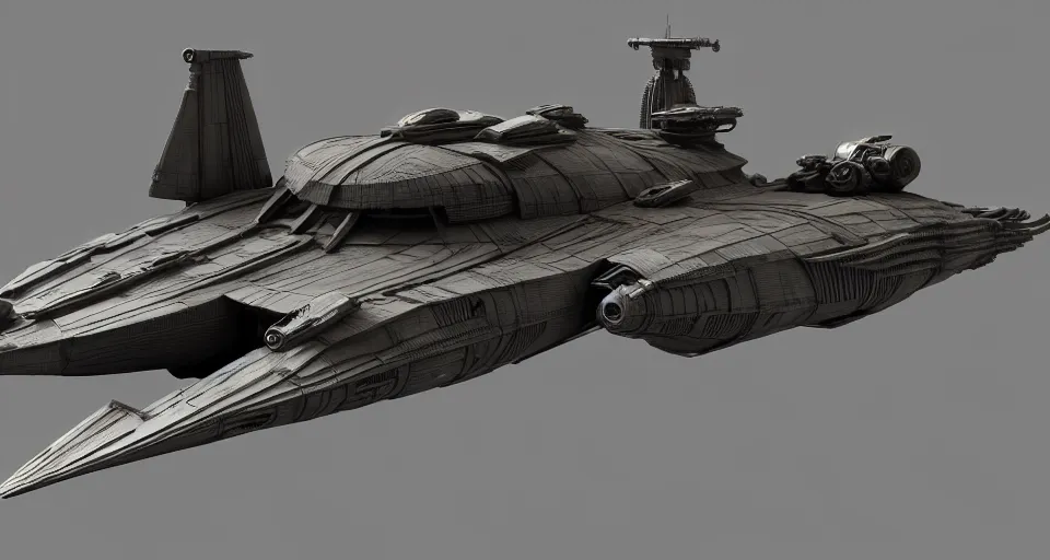 Image similar to highly detailed cinematic scifi render of 3 d sculpt of fury road spaceship, guardians of the galaxy, star wars