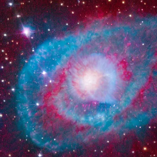 Image similar to spongebob squarepants, navy by chris ware vivid, defined. photograph. ngc 7 2 9 3 helix nebula in intrared by vista telescope, chile.