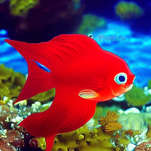 Image similar to photo of ponyo as a real fish