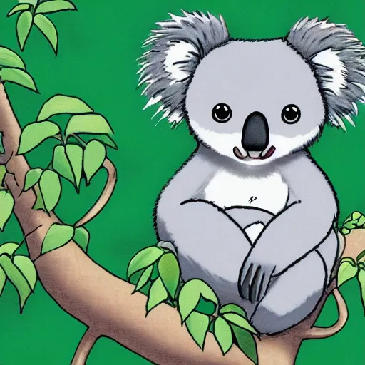 Image similar to Cute Koala by Studio Ghibli