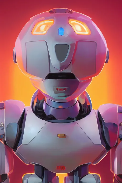 Image similar to metabots medabots medarotto medarot robot minimalist comics helmet mask neon cybereye, behance hd by jesper ejsing, by rhads, makoto shinkai and lois van baarle, ilya kuvshinov, rossdraws global illumination ray tracing hdr radiating a glowing aura