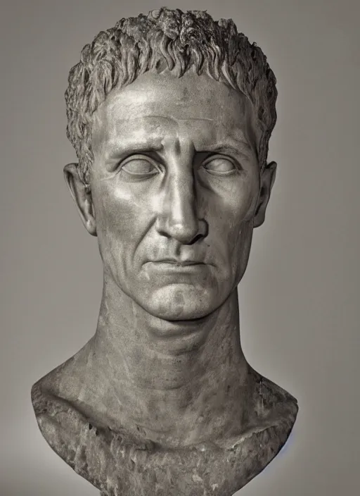 Image similar to a full portrait photo of julius caesar, f / 2 2, 3 5 mm, 2 7 0 0 k, lighting, perfect faces, award winning photography.