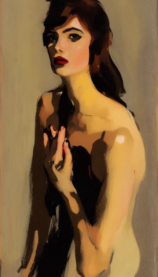 Image similar to a beautiful woman, portrait, by malcolm t. liepke