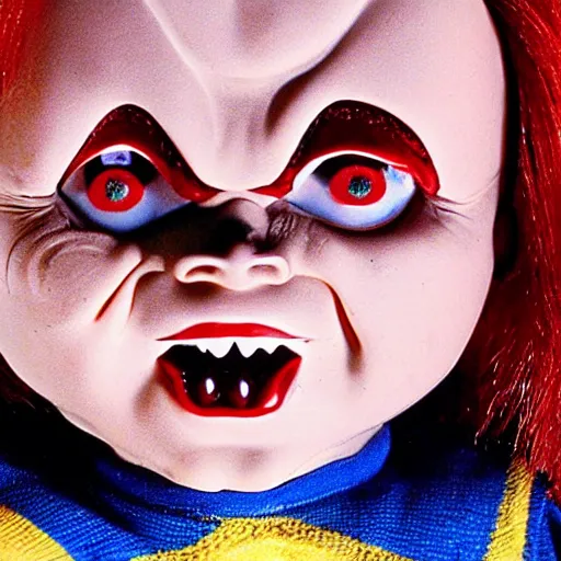 Image similar to Chucky the killer doll from the movie Child's Play