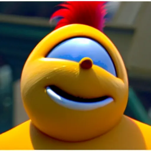 Image similar to eggman from sonic crying over the death of the lorax